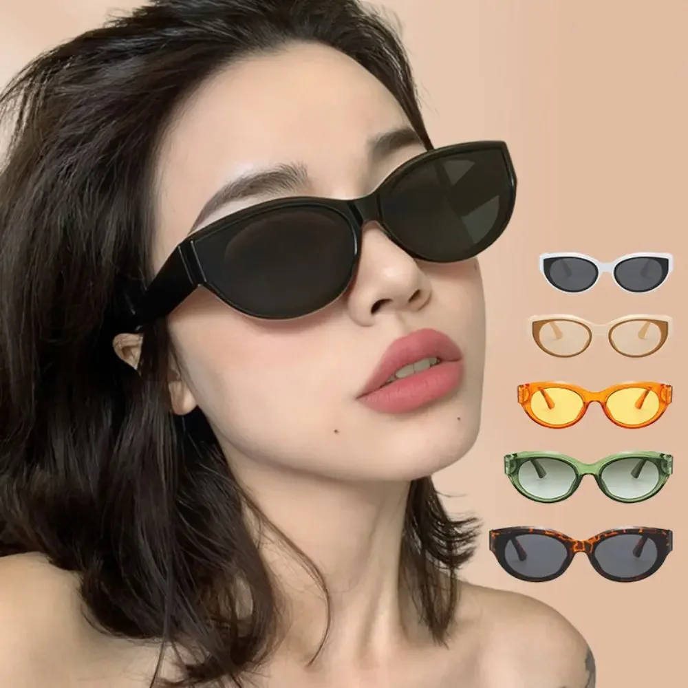 Vintage Fashion Brands - แว่นกันแดดทรงแคทอายวินเทจผู้หญิง Y2K แฟชั่นแบรนด์แว่นกันแดดทรงสี่เหลี่ยมสำหรับหญิงเฉดสีหญิงแว่นตาสีดำ