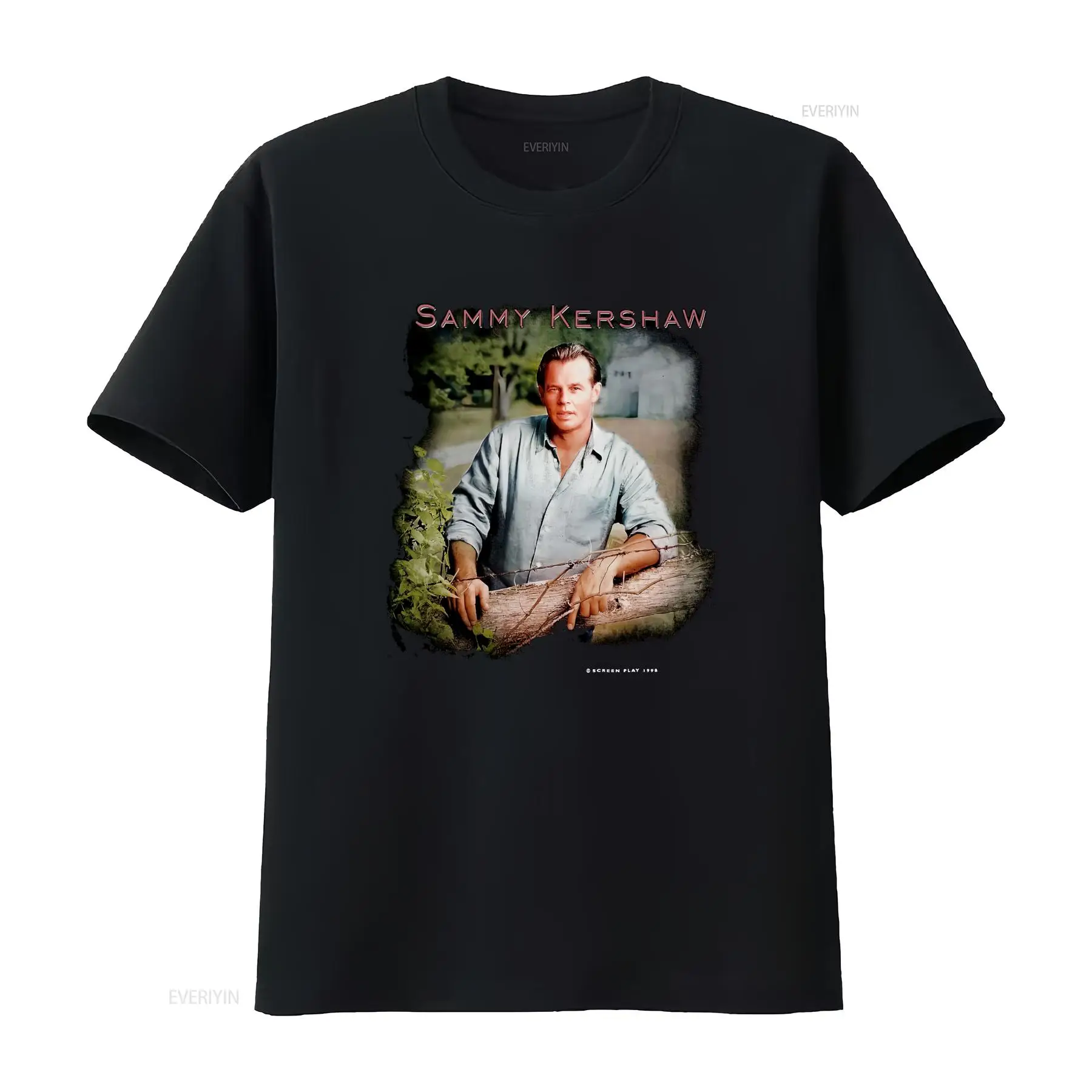 Band Tee Faded 90S - เสื้อยืดวงดนตรีแซมมี่ เคอร์ชอว์ ยุค 90s ไซส์ใหญ่ สีซีดจาง