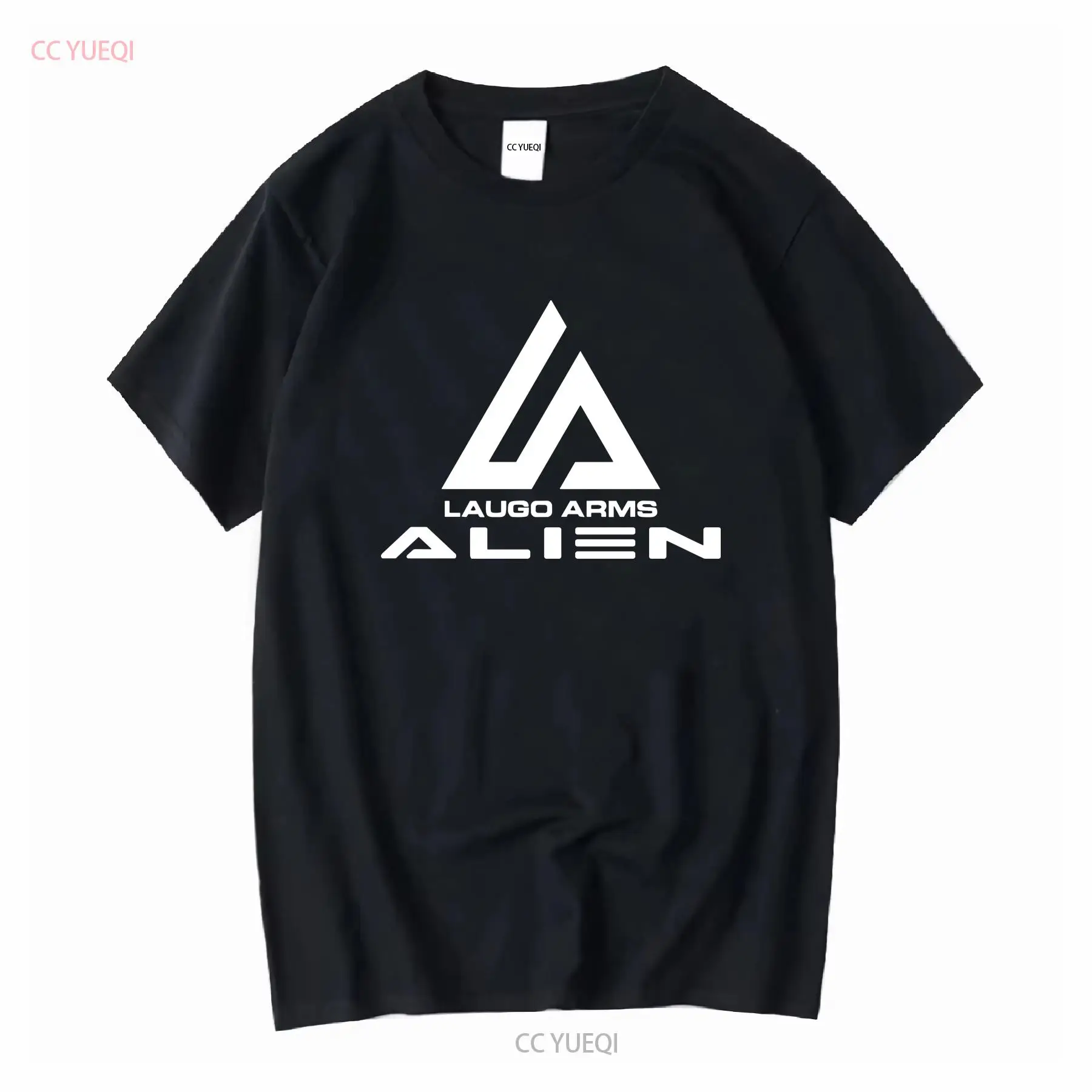 Vintage Fashion Logo - เสื้อยืดลายปืนเลเซอร์ Laugo Arms ไซส์อเมริกัน S-5XL สไตล์วินเทจฟอกสี