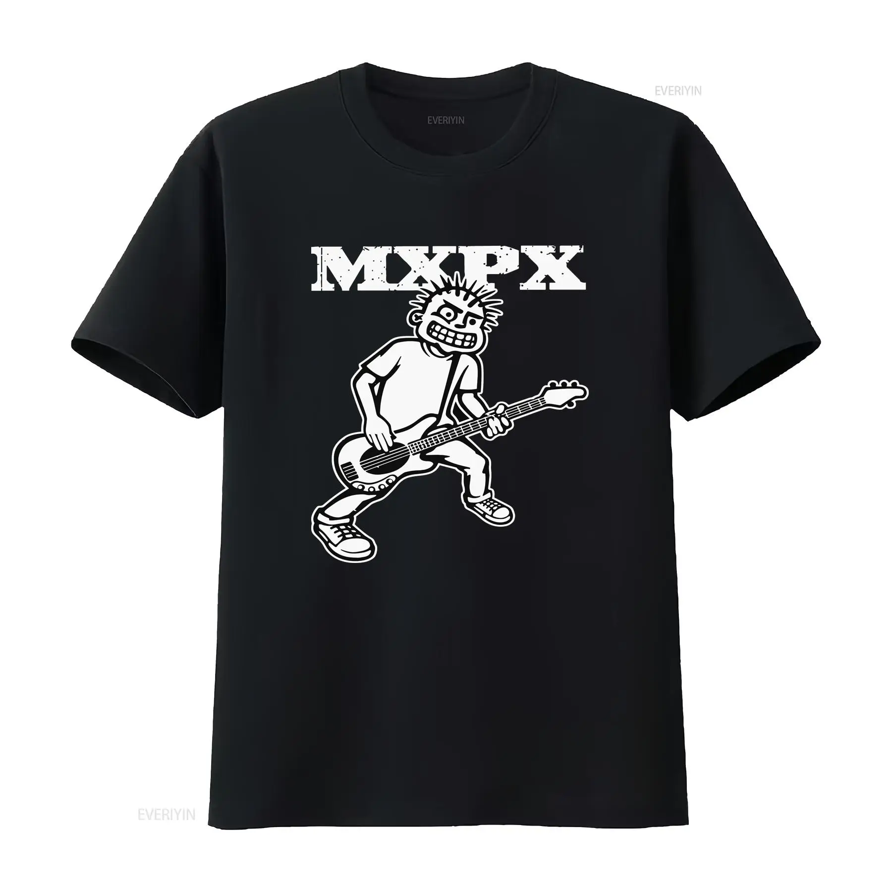 Vintage Fashion Logo - เสื้อยืดลายโลโก้วงดนตรี mxpx สไตล์วินเทจ ซักแล้ว ใส่สบาย แฟชั่นทันสมัย