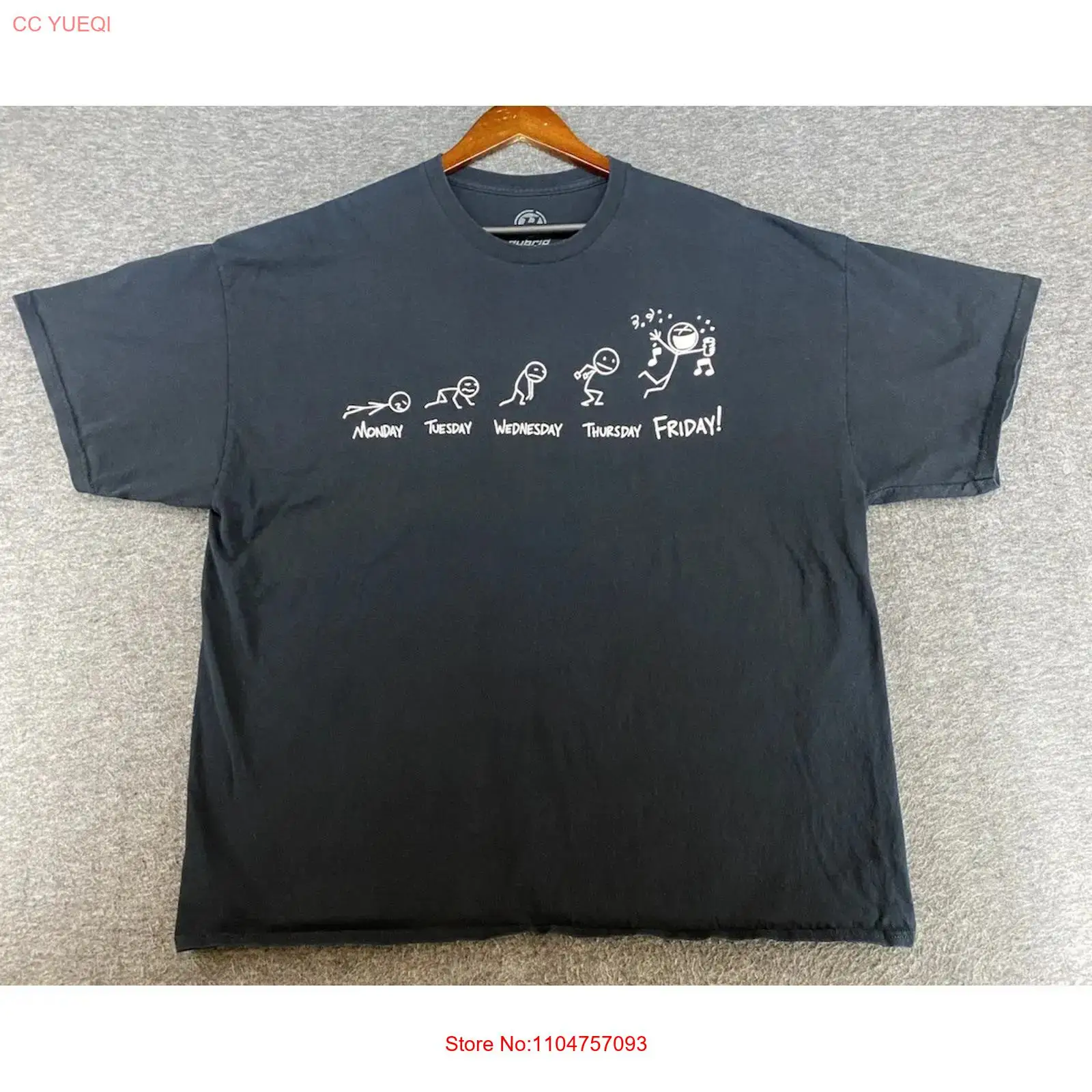 Vintage Fashion Week - เสื้อยืดลายตลก Days Of The Week รุ่น