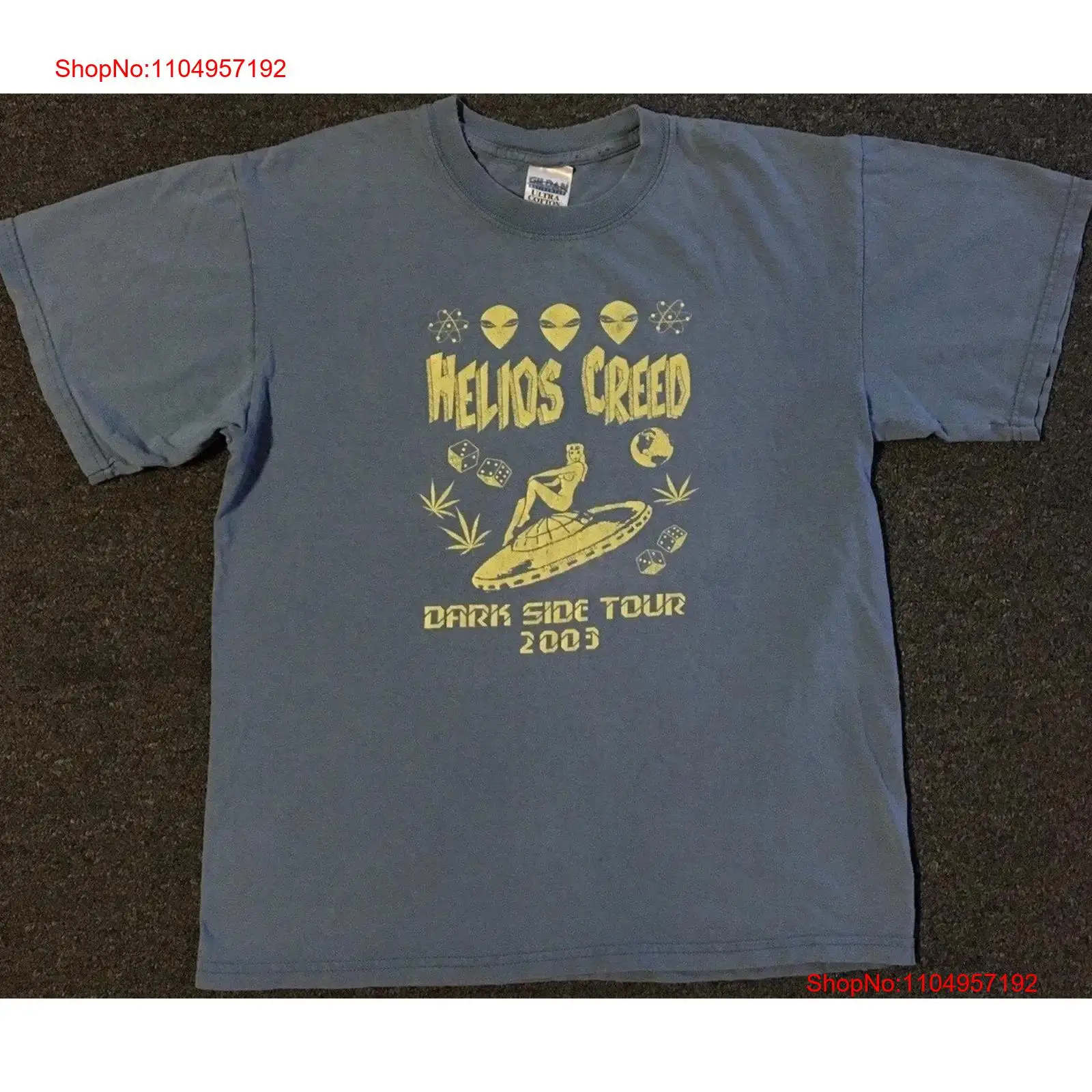 Band Tee Faded 90S - Vtg Helios Creed 2003 Faded Tour