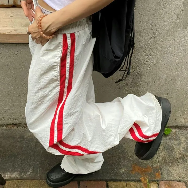 กางเกงวอร์มสีขาววินเทจสำหรับผู - Retro Track Pant บทวิจารณ์และราคา
