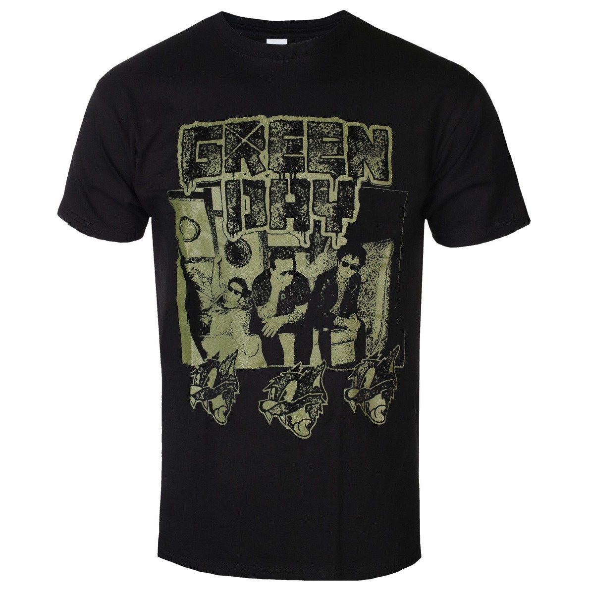 เสื้อยืดพิมพ์ลายสมาชิกวงกรีนเด - Band Tee Faded 90S บทวิจารณ์และราคา
