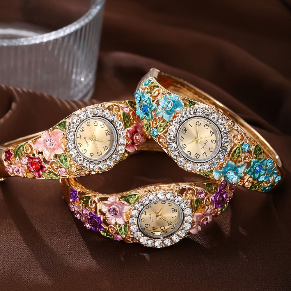นาฬิกาวินเทจที่มีดอกไม้มากมายป - Vintage Fashion Week บทวิจารณ์และราคา