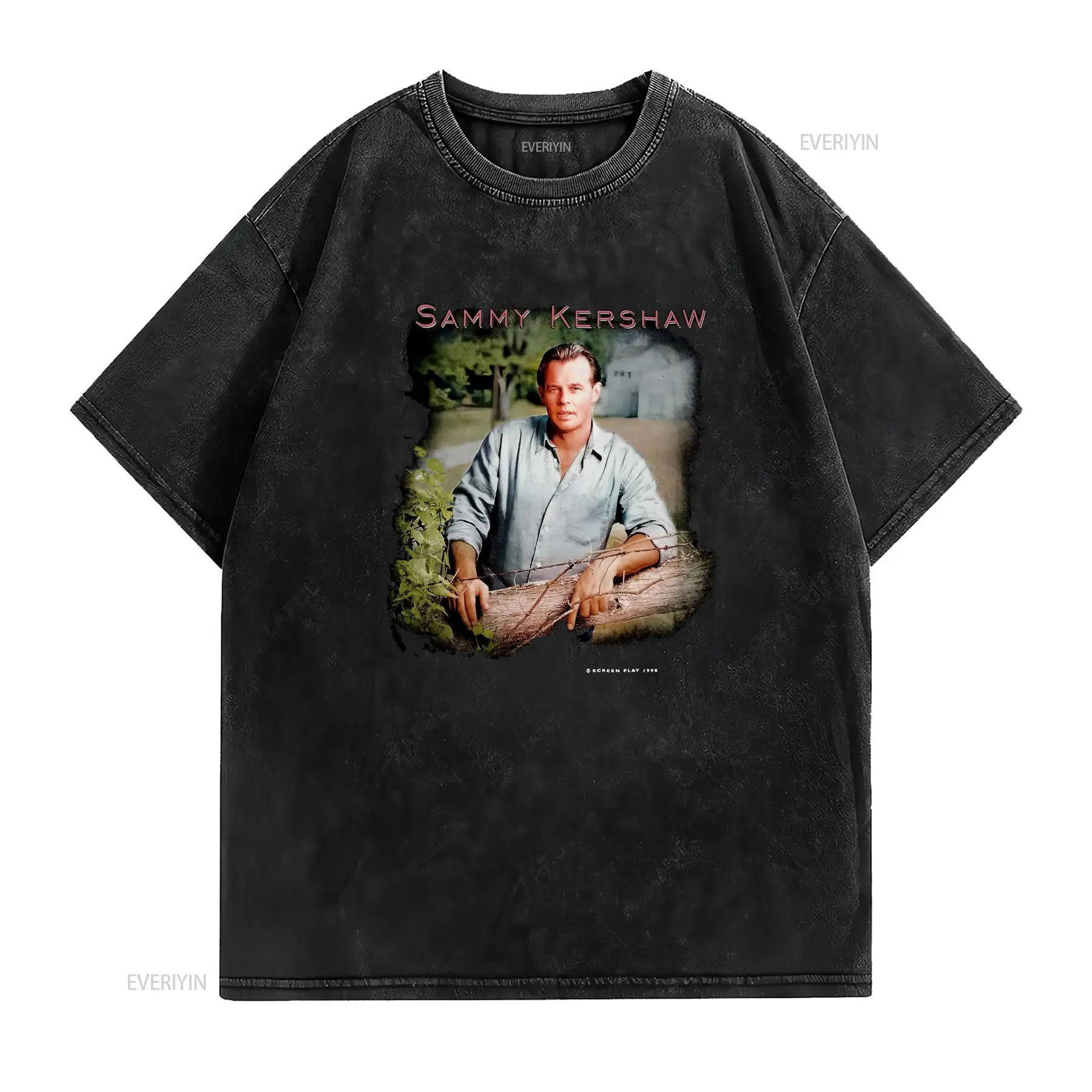 เสื้อยืดวงดนตรีแซมมี่ เคอร์ชอว - Band Tee Faded 90S บทวิจารณ์และราคา