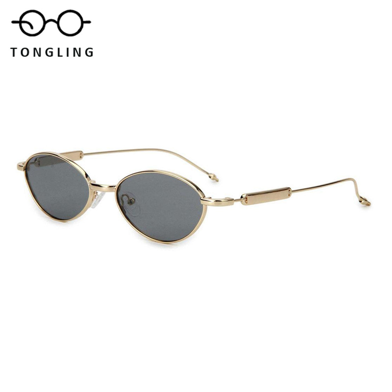 แว่นกันแดดทรงวงรีกรอบเล็กทำมือ - Vintage Fashion Old Money บทวิจารณ์และราคา