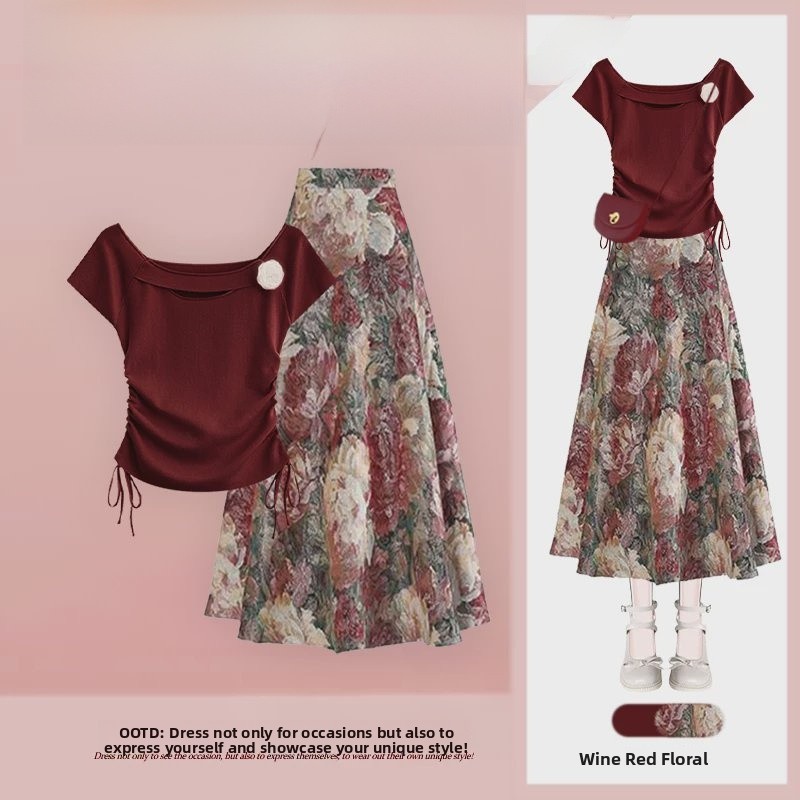 ชุดเสื้อยืดทรงเข้ารูปพิมพ์ลายด - Vintage Fashion Hong Kong บทวิจารณ์และราคา