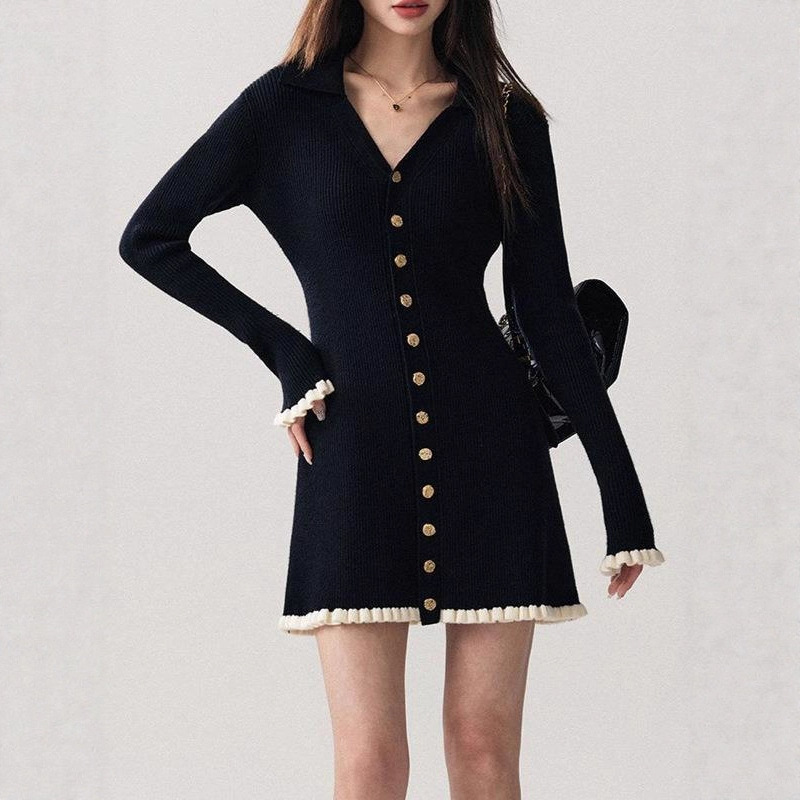 BWQ ฤดูใบไม้ผลิ ฤดูใบไม้ร่วง ฤ - Vintage Fashion Old Money บทวิจารณ์และราคา