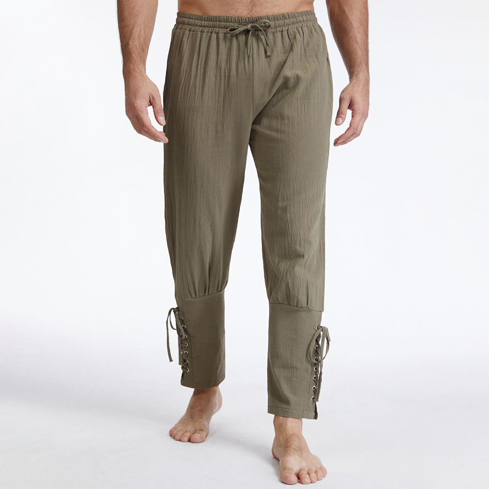 กางเกงผู้ชายสไตล์วินเทจ ผ้าฝ้า - Retro Track Pant บทวิจารณ์และราคา