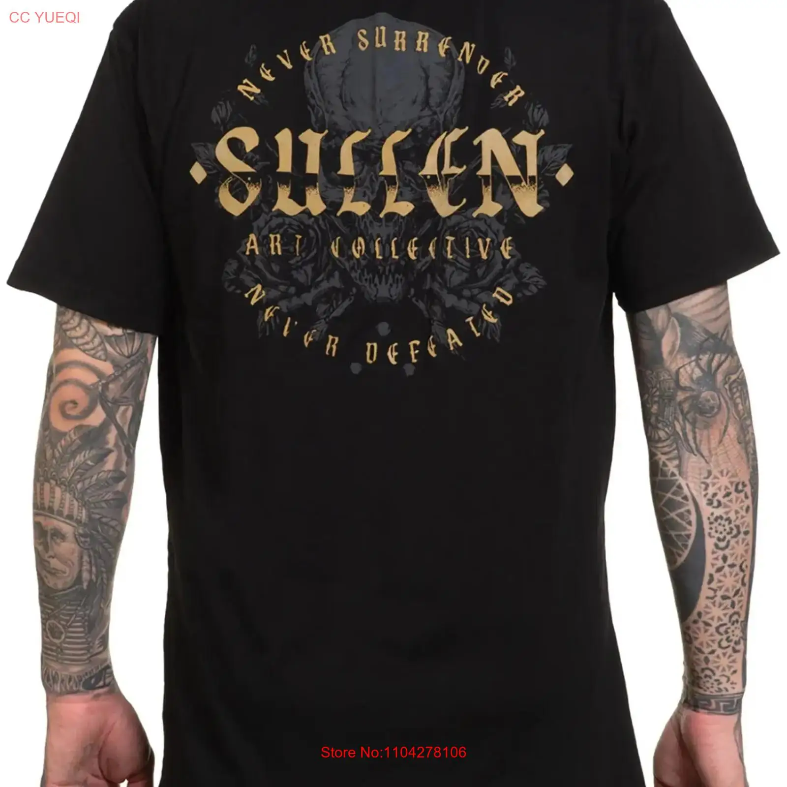 เสื้อยืดพรีเมียม Sullen Men's  - Vintage Fashion Logo บทวิจารณ์และราคา