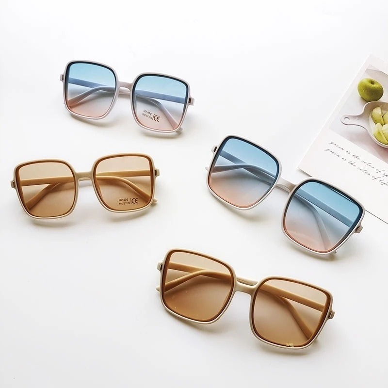 แว่นกันแดดทรงสี่เหลี่ยมขนาดใหญ - Vintage Fashion Brands บทวิจารณ์และราคา