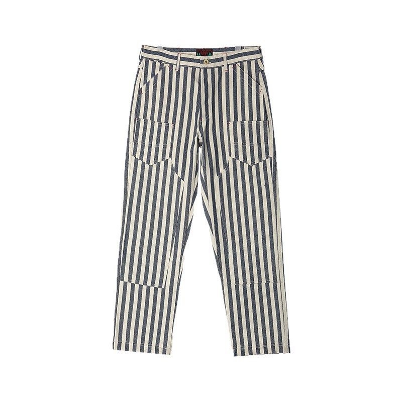 กางเกงขายาวลายทางหนาแน่น 14 ออ - Retro Track Pant บทวิจารณ์และราคา