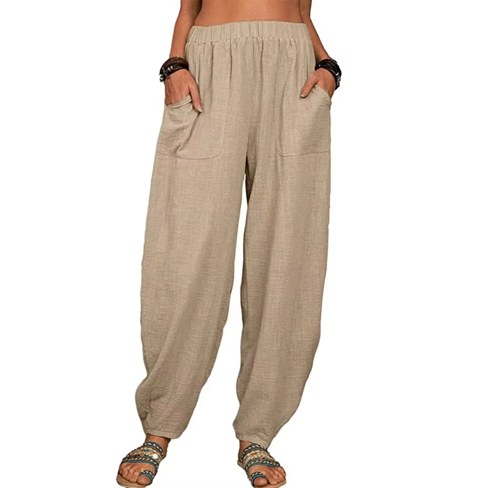 กางเกงผ้าฝ้ายลำลองสำหรับผู้หญิ - Retro Track Pant บทวิจารณ์และราคา