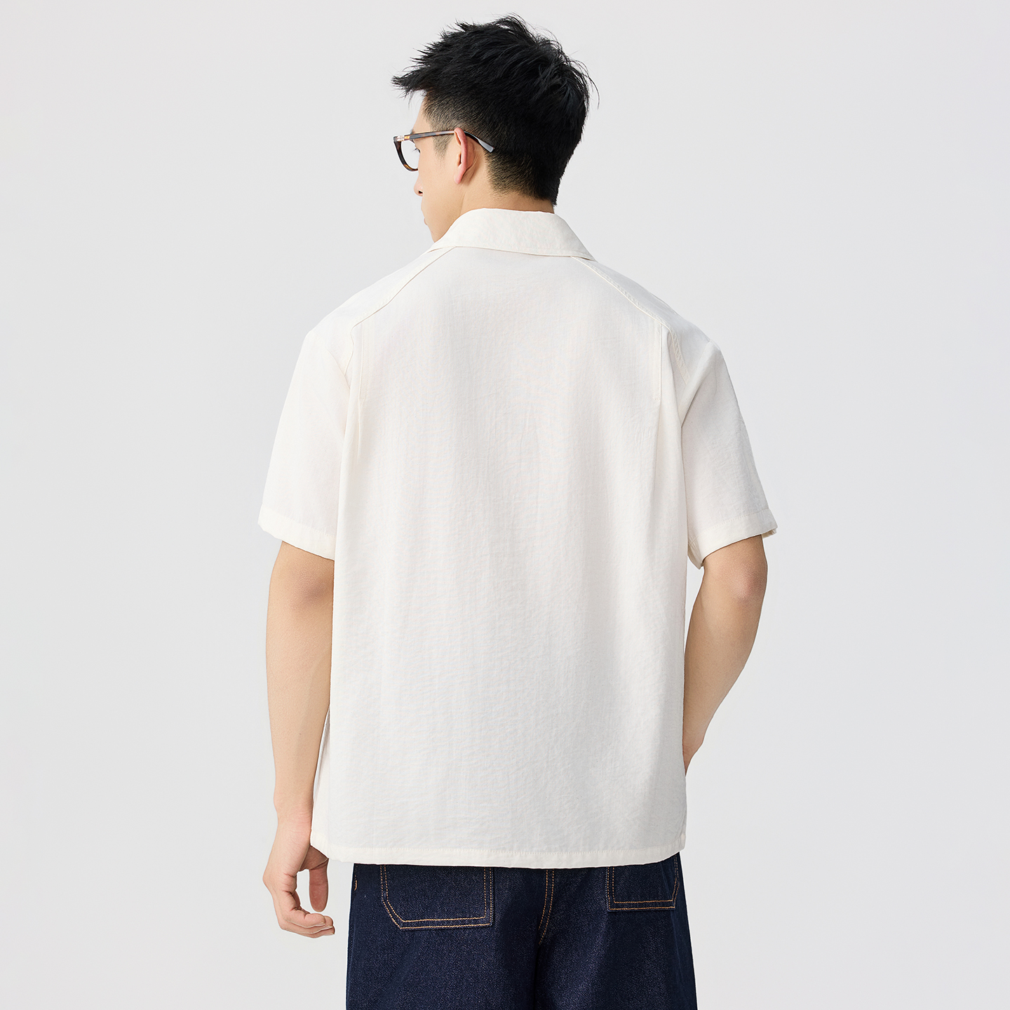 เสื้อเชิ้ตแขนสั้นผู้ชายสไตล์วิ - Vintage Fashion Old Money บทวิจารณ์และราคา
