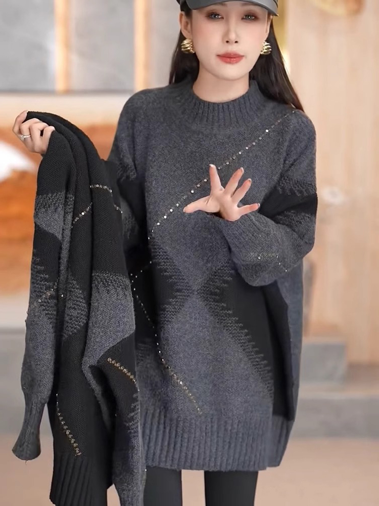 เสื้อกันหนาวถักไหมพรมผู้หญิง แ - Vintage Fashion Hong Kong บทวิจารณ์และราคา