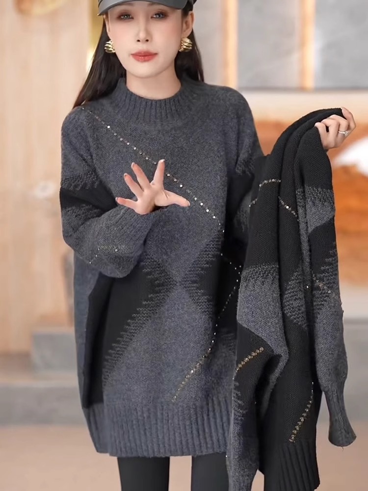 เสื้อกันหนาวถักไหมพรมผู้หญิง แ - Vintage Fashion Hong Kong บทวิจารณ์และราคา