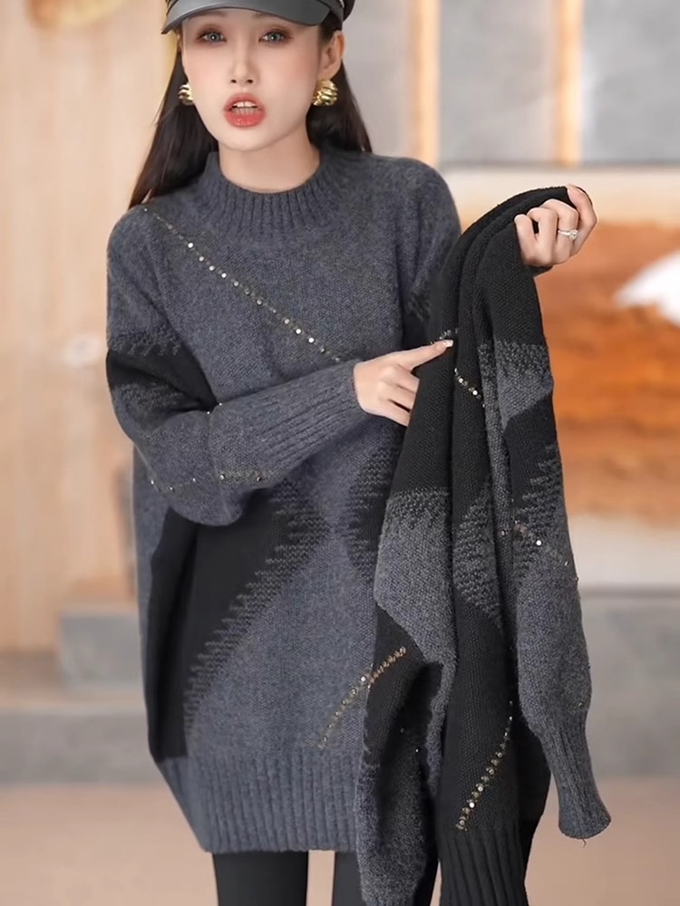 เสื้อกันหนาวถักไหมพรมผู้หญิง แ - Vintage Fashion Hong Kong บทวิจารณ์และราคา