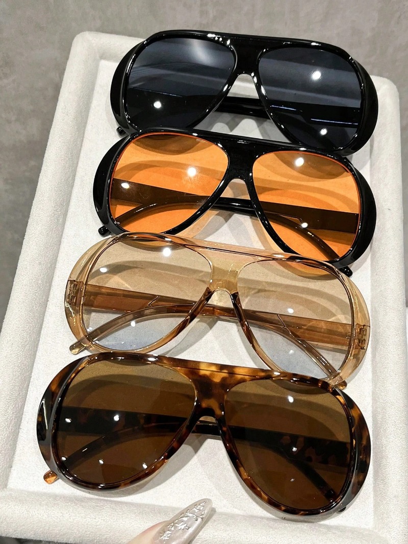 1/4PCS แฟชั่นแบรนด์หรูแว่นตากั - Vintage Fashion Brands บทวิจารณ์และราคา