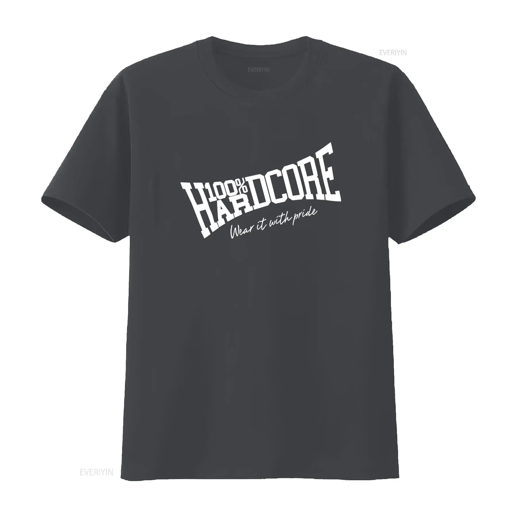 เสื้อยืดผู้ชาย 100 HARDCORE รุ - Vintage Fashion Logo บทวิจารณ์และราคา