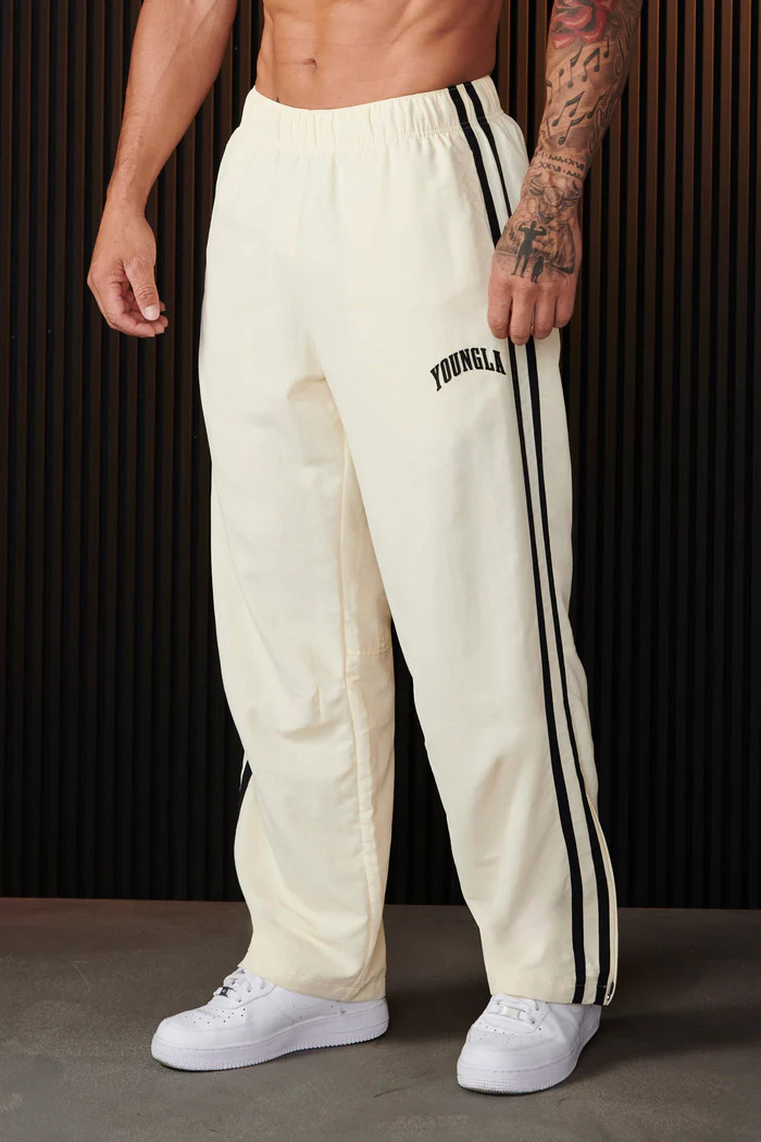 กางเกงวอร์มขายาวทรงตรง ขาบาน ล - Retro Track Pant บทวิจารณ์และราคา
