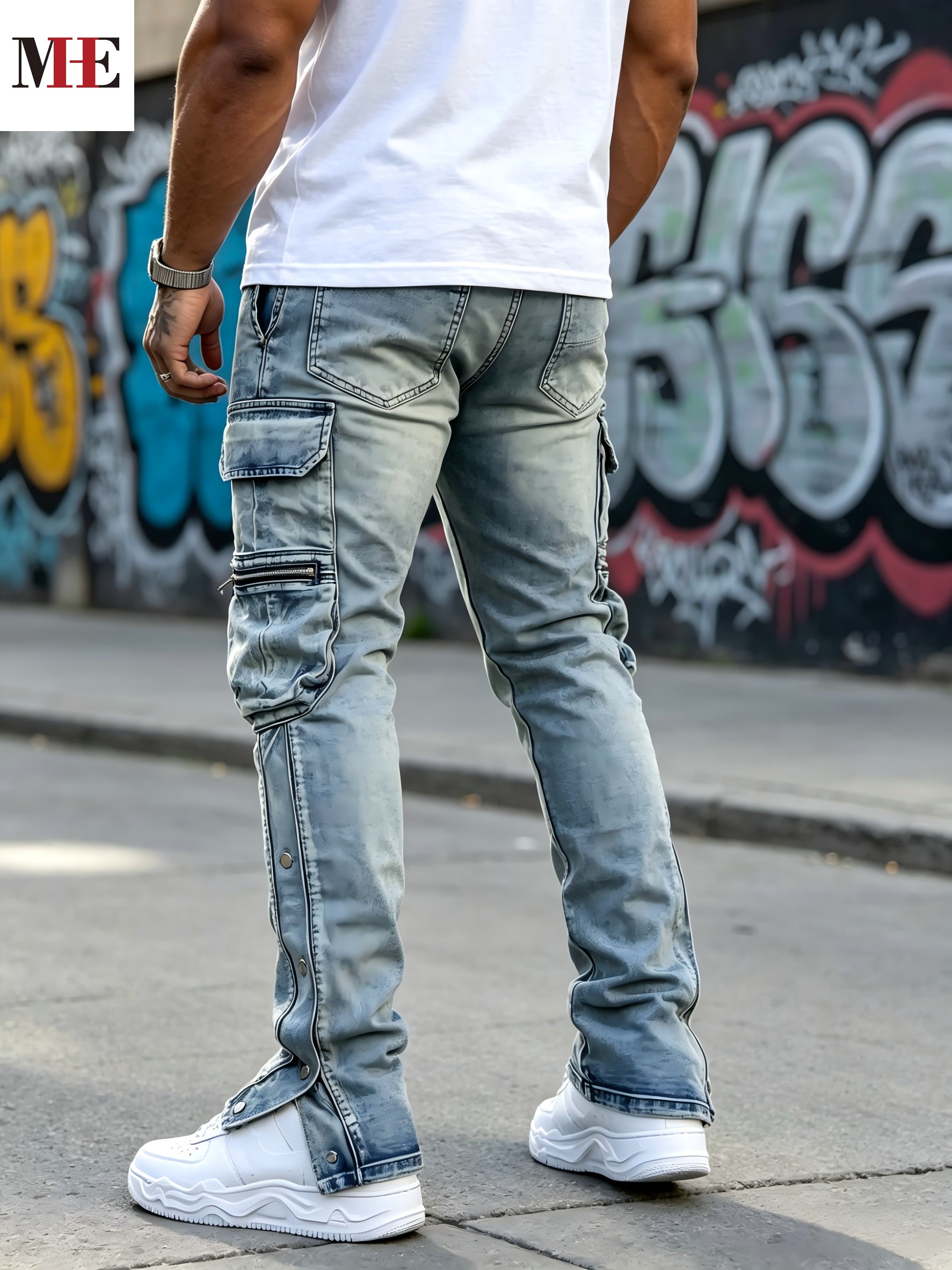 กางเกงยีนส์ทรงขาบานสำหรับผู้ชา - Retro Track Pant บทวิจารณ์และราคา
