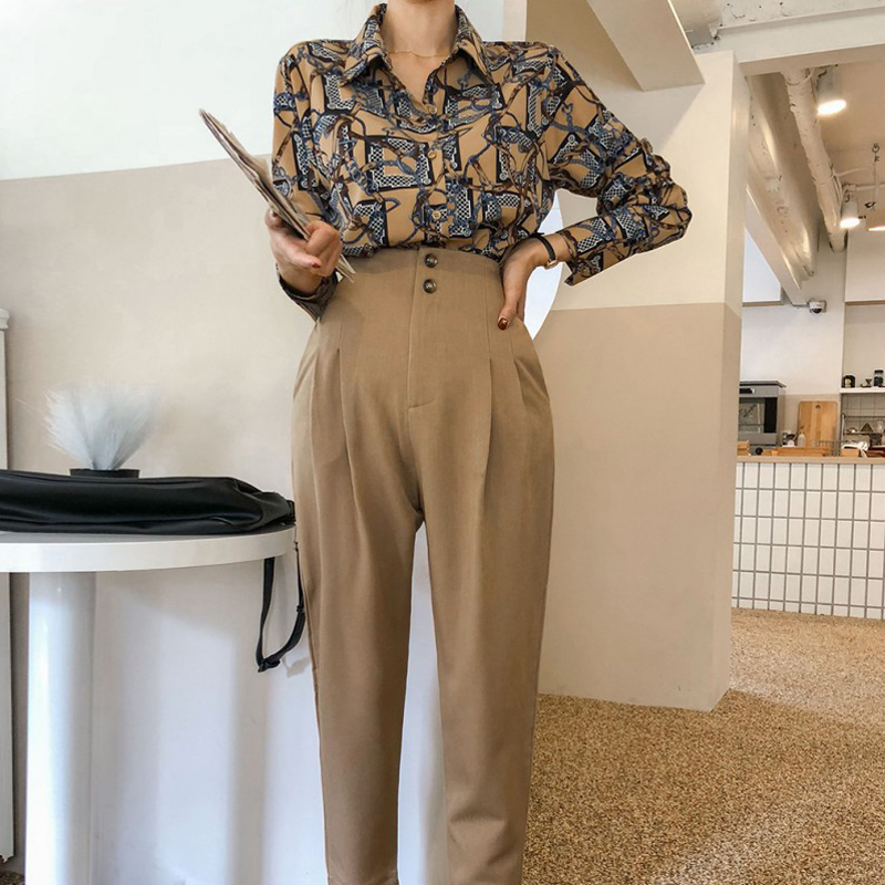 เสื้อเชิ้ตแขนยาวพิมพ์ลายดอกไม้ - Vintage Fashion Hong Kong บทวิจารณ์และราคา