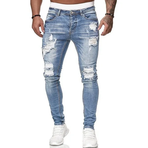 Ripped กางเกงยีนส์ผู้ชายกางเกง - Retro Track Pant บทวิจารณ์และราคา
