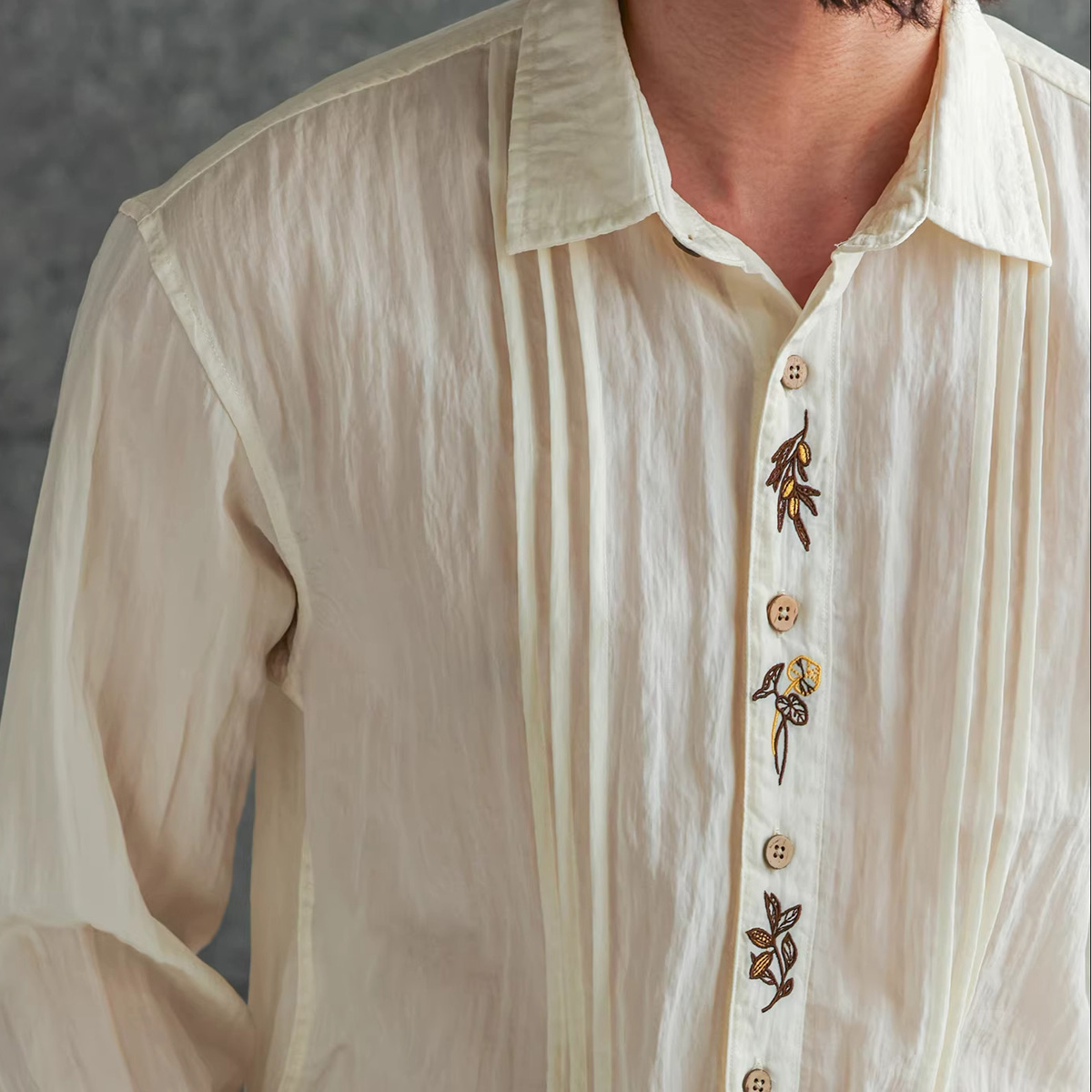 เสื้อเชิ้ตสไตล์ Old Money ปักล - Vintage Fashion Old Money บทวิจารณ์และราคา