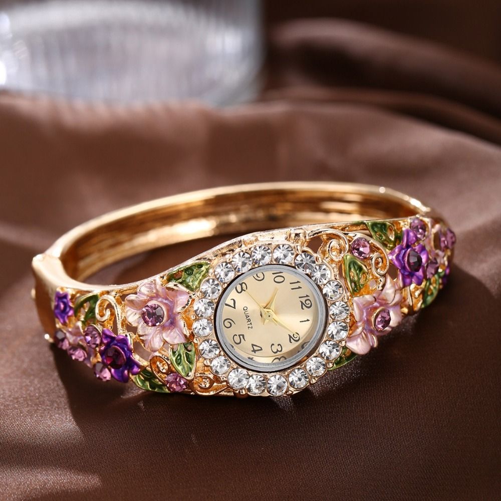 นาฬิกาวินเทจที่มีดอกไม้มากมายป - Vintage Fashion Week บทวิจารณ์และราคา