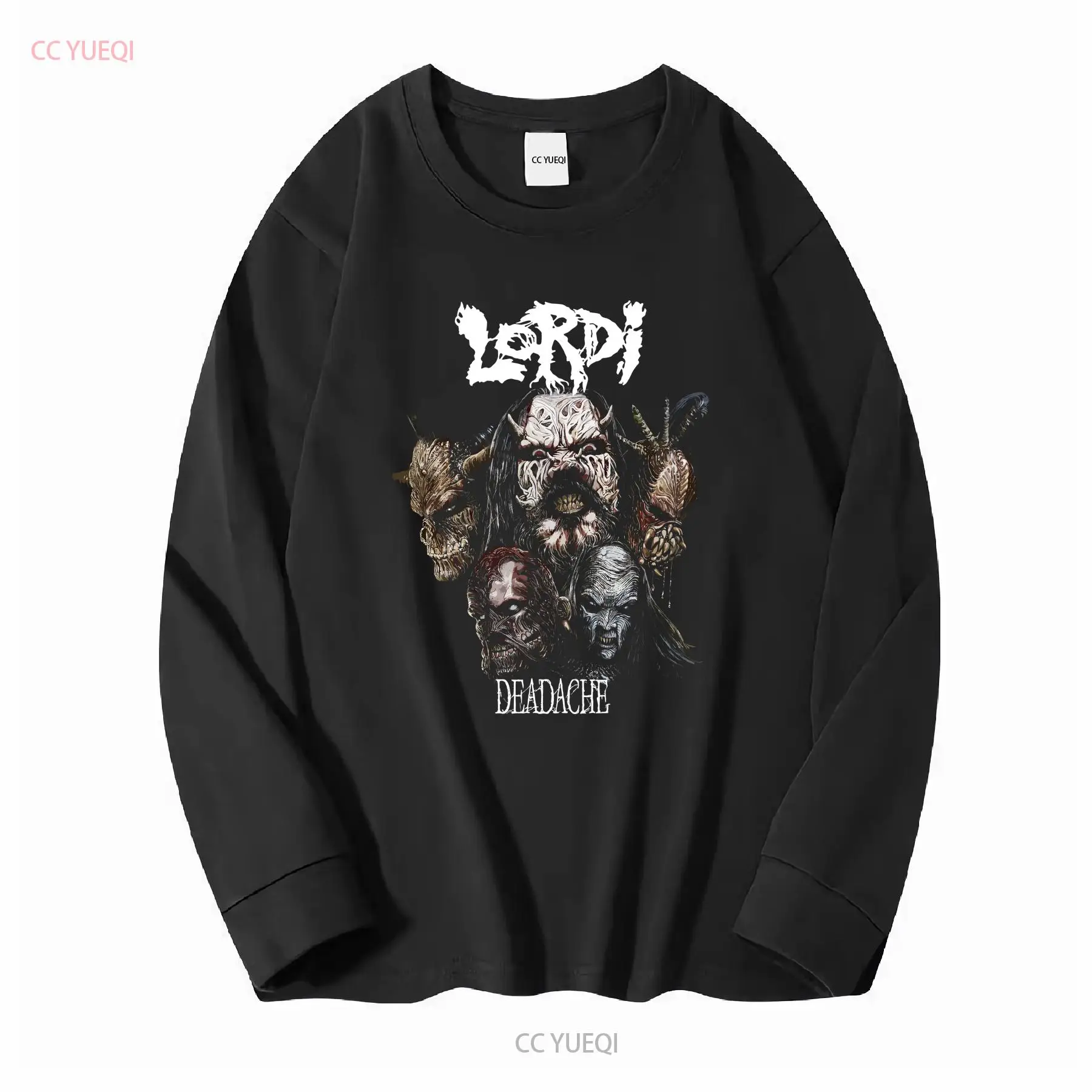Lordi Deadache 90s 00s ทัวร์คอ - Band Tee Faded 90S บทวิจารณ์และราคา