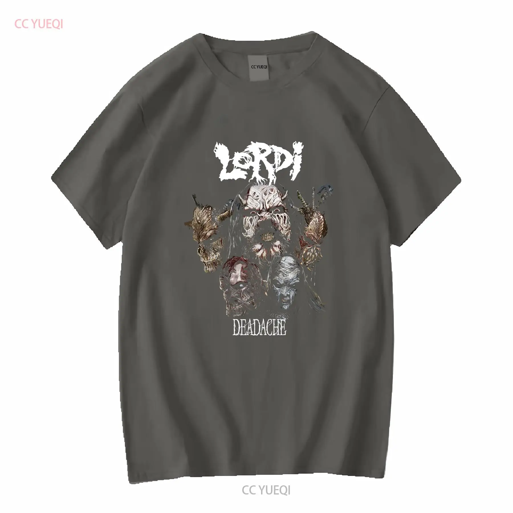 Lordi Deadache 90s 00s ทัวร์คอ - Band Tee Faded 90S บทวิจารณ์และราคา