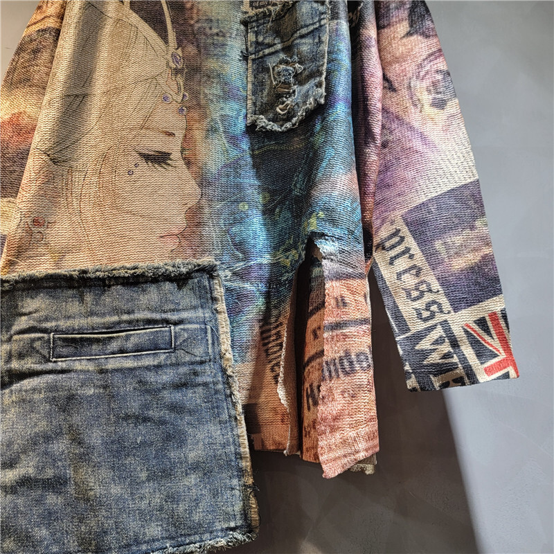 เสื้อสเวตเตอร์ไหมพรม WTHT แฟชั - Vintage Fashion Influencers บทวิจารณ์และราคา