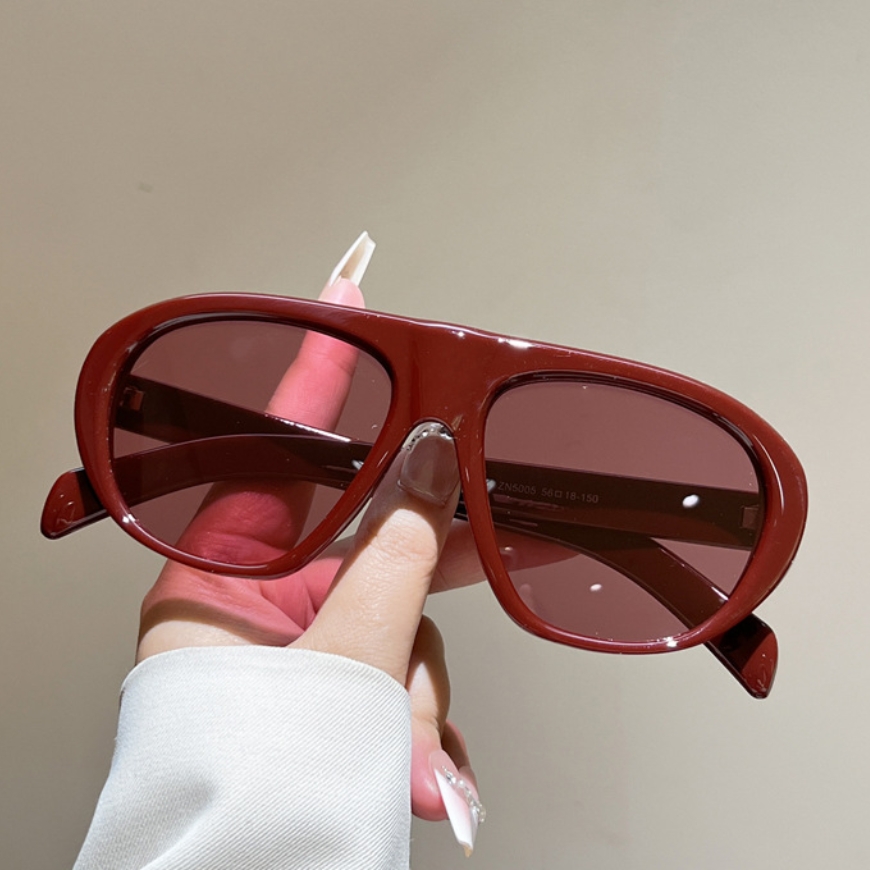 แว่นกันแดดนักบินทรงโอเวอร์ไซส์ - Vintage Fashion Brands บทวิจารณ์และราคา